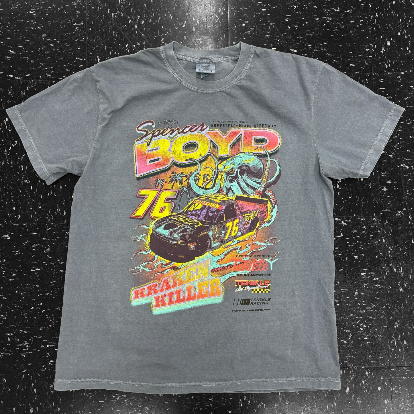 Camiseta Spencer Boyd x Tenikle Nascar de edición limitada (reserva)